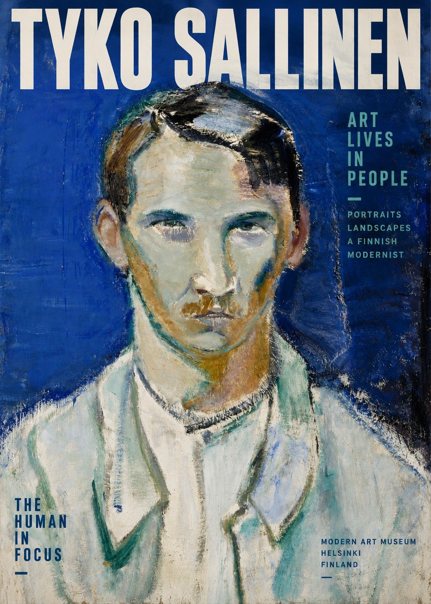 Tyko Sallinen Portrait of a Man IV No2 - Juliste