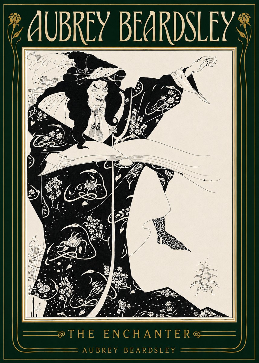 Aubrey Beardsley The Rehearsal No5 - Juliste