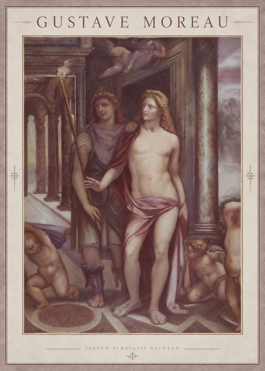 Gustave Moreau Youth No4 - Juliste