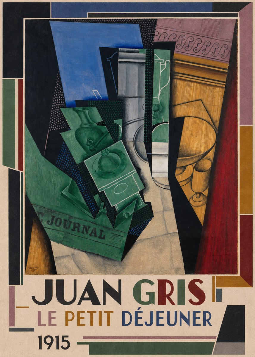 Juan Gris Le Petit Déjeuner No1 - Juliste