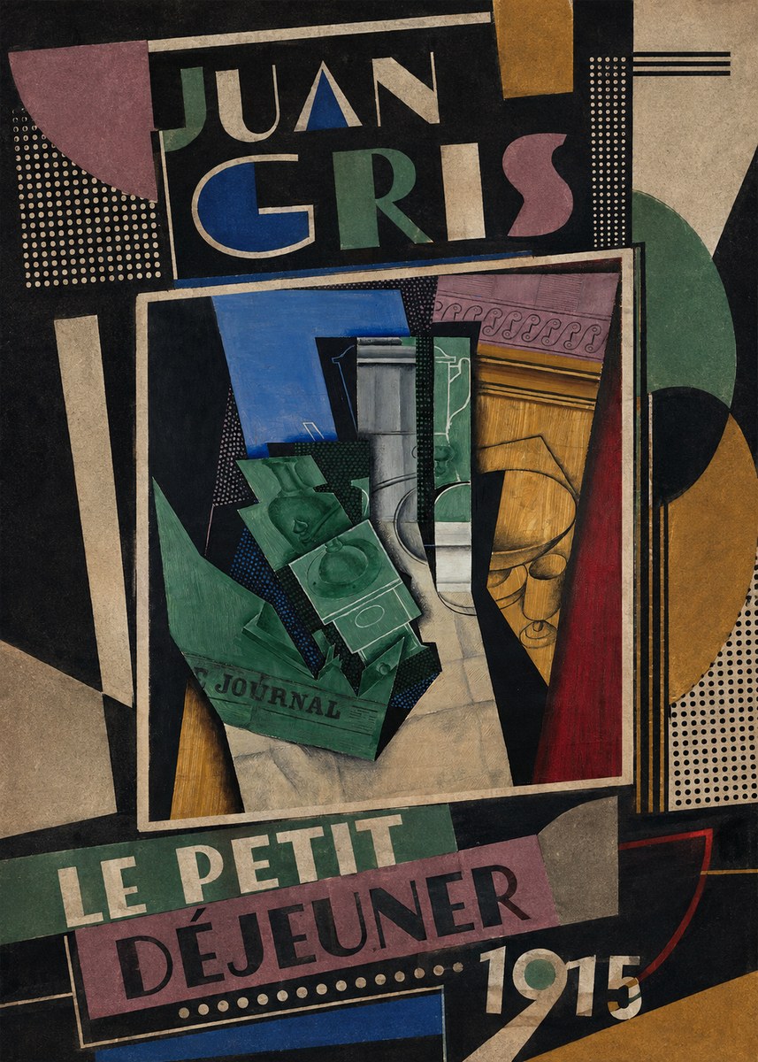 Juan Gris Le Petit Déjeuner No5 - Juliste