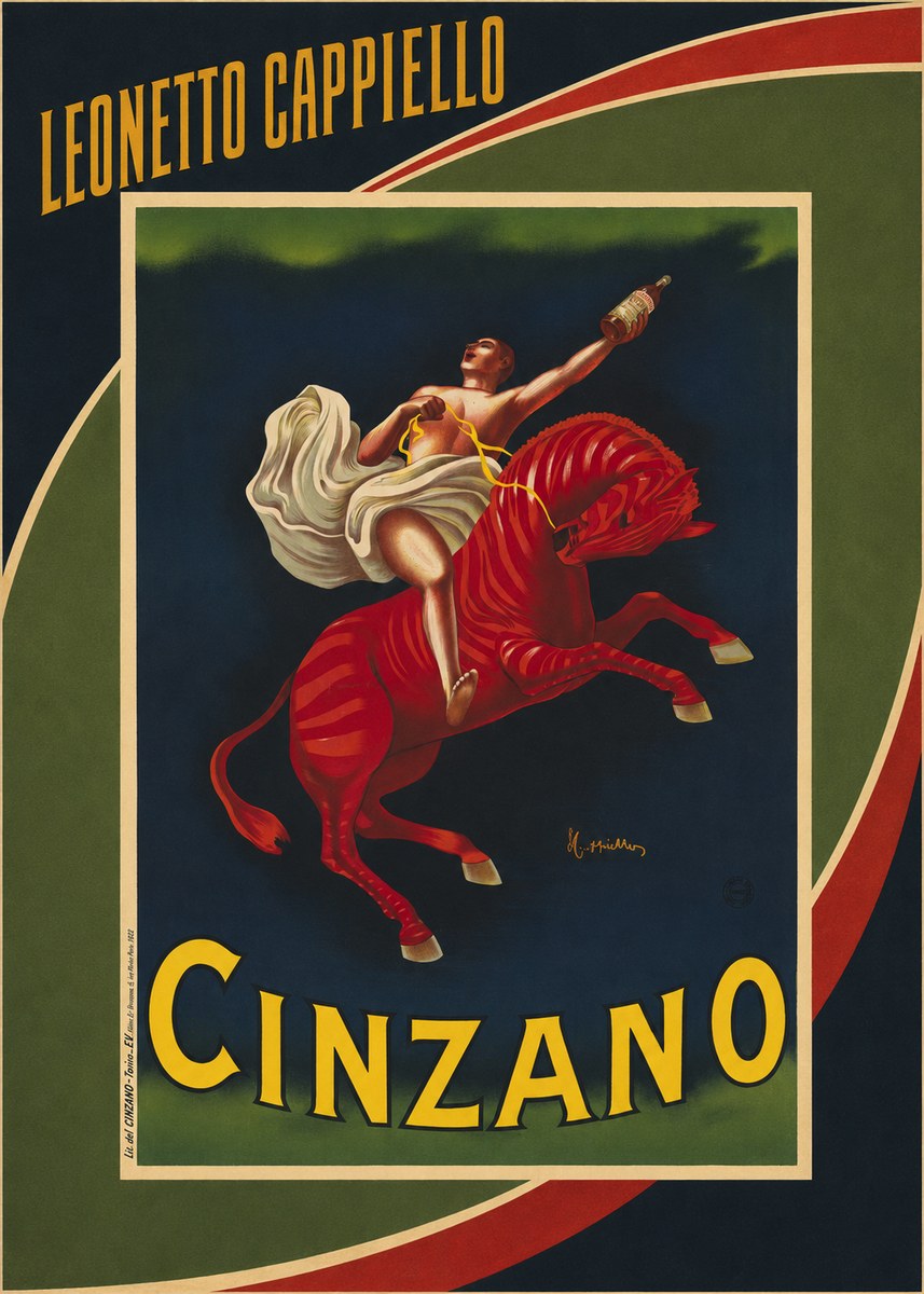 Leonetto Cappiello Cinzano No3 - Juliste