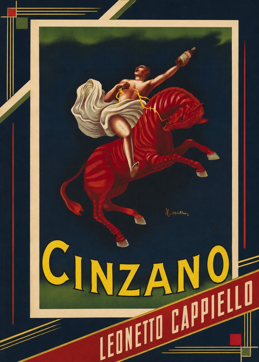 Leonetto Cappiello Cinzano No4 - Juliste