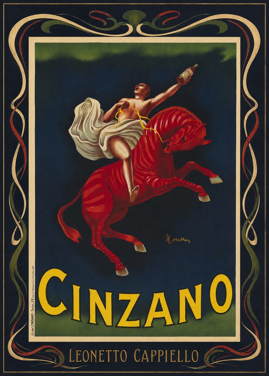 Leonetto Cappiello Cinzano No5 - Juliste