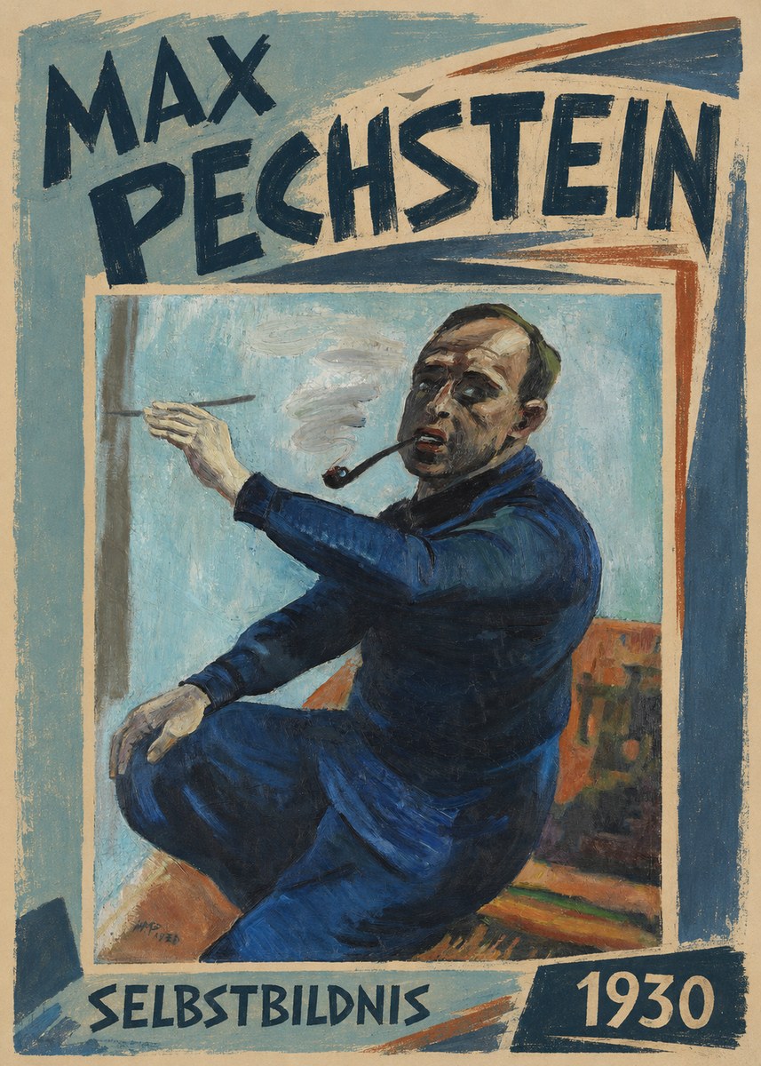 Max Pechstein Selbstbildnis No1 - Juliste