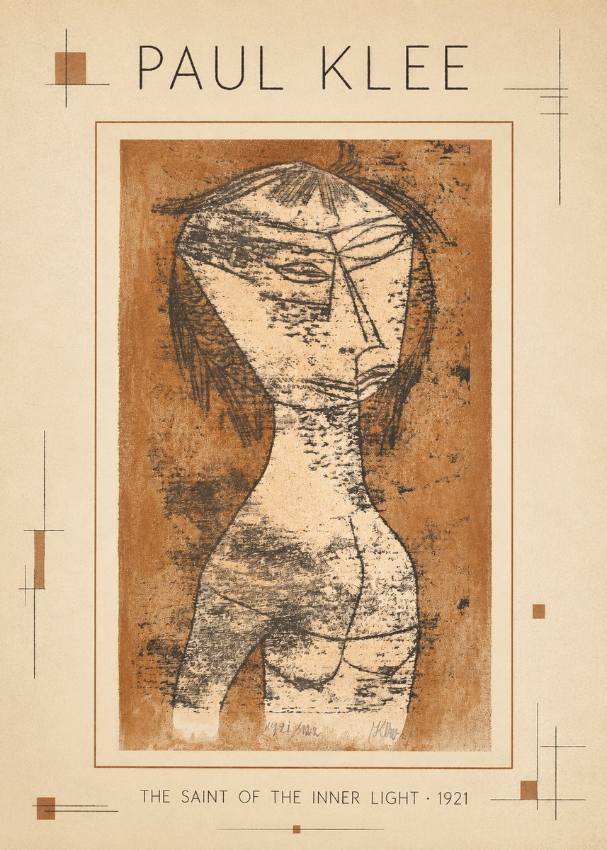 Paul Klee The Saint of the Inner Light No1 - Juliste