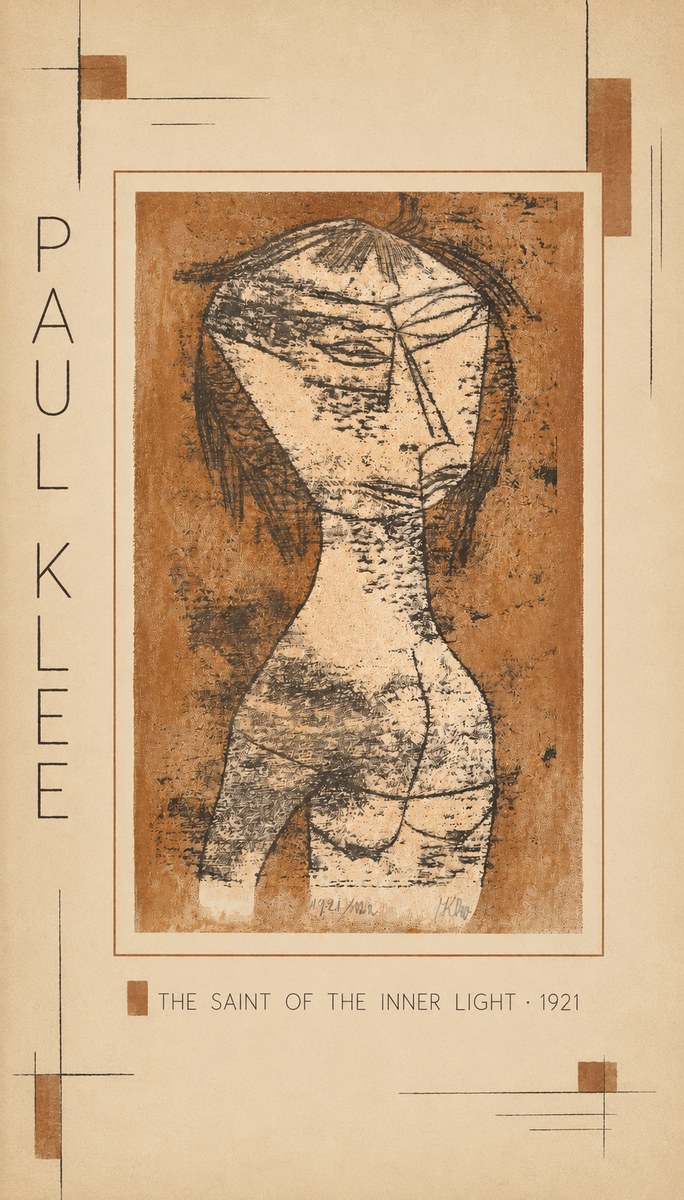 Paul Klee The Saint of the Inner Light No3 - Juliste