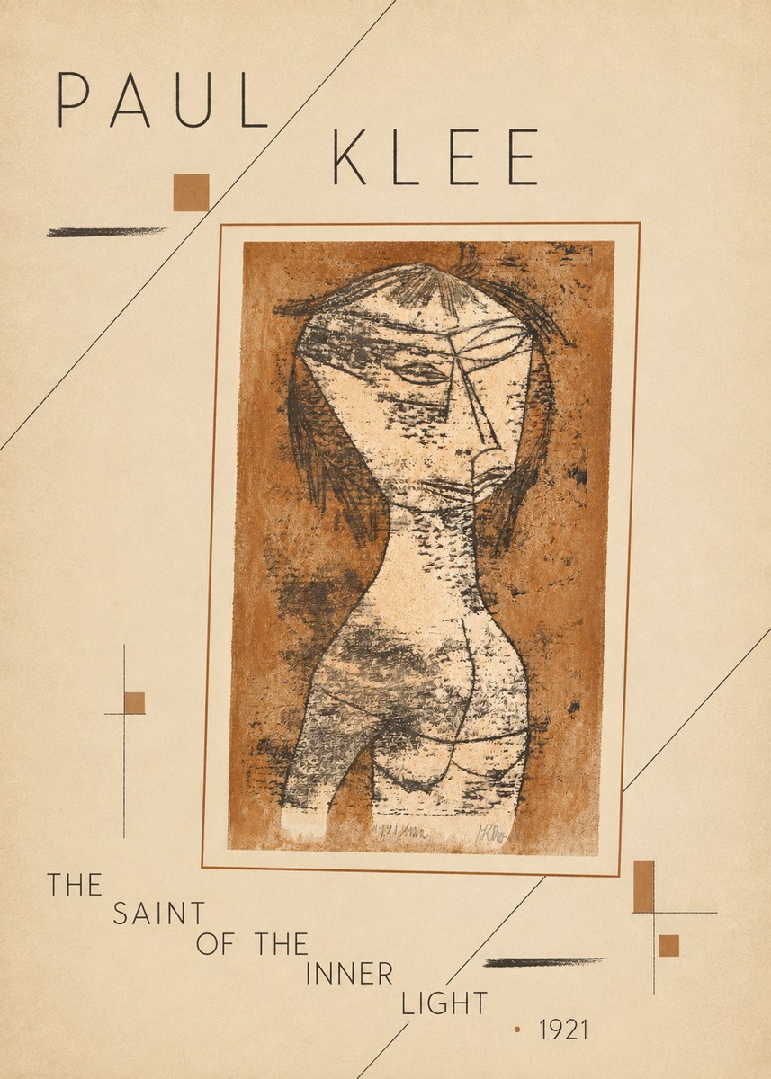 Paul Klee The Saint of the Inner Light No4 - Juliste