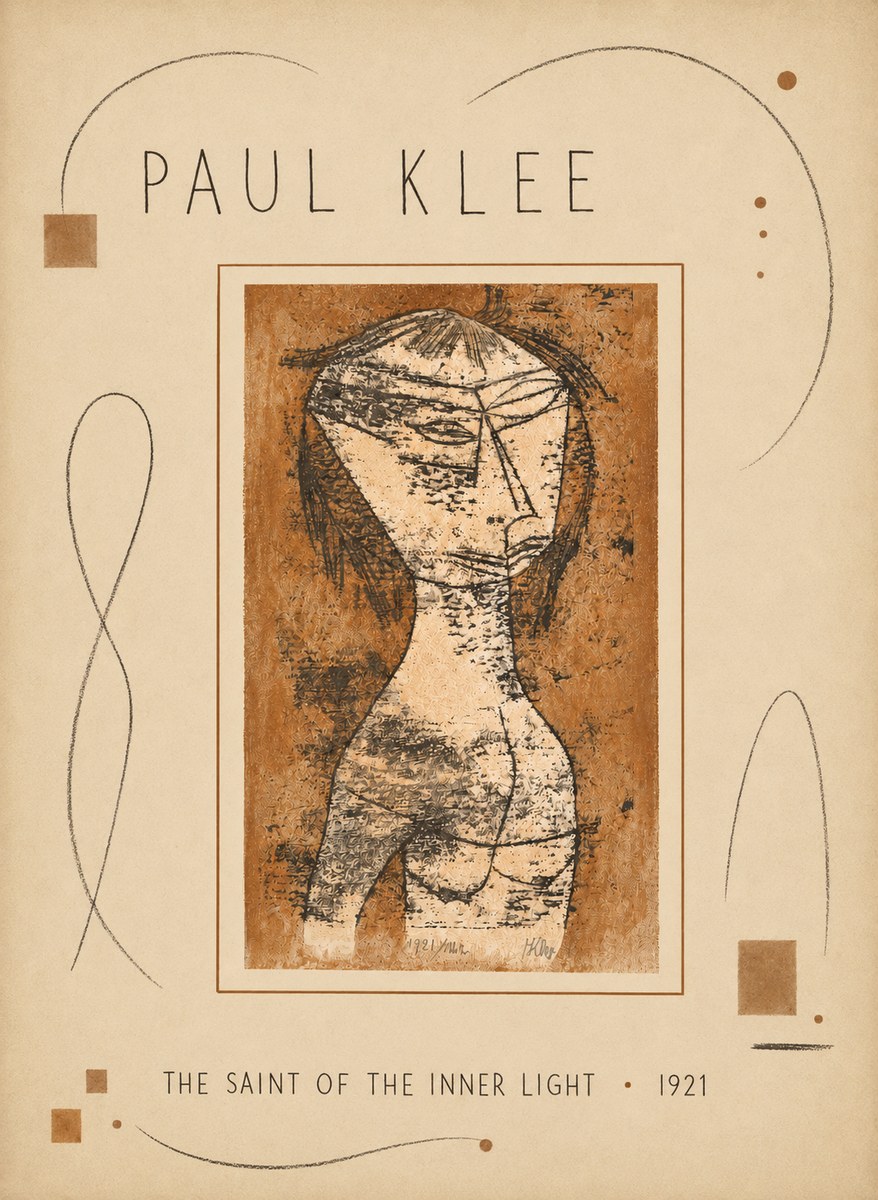 Paul Klee The Saint of the Inner Light No5 - Juliste