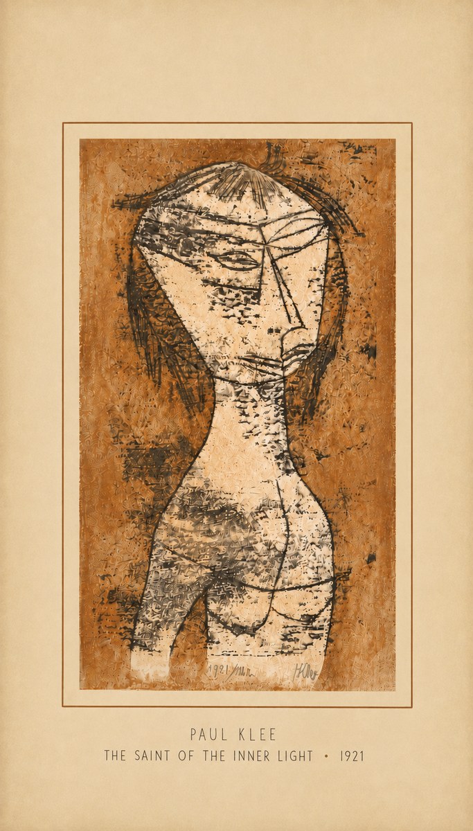 Paul Klee The Saint of the Inner Light No6 - Juliste