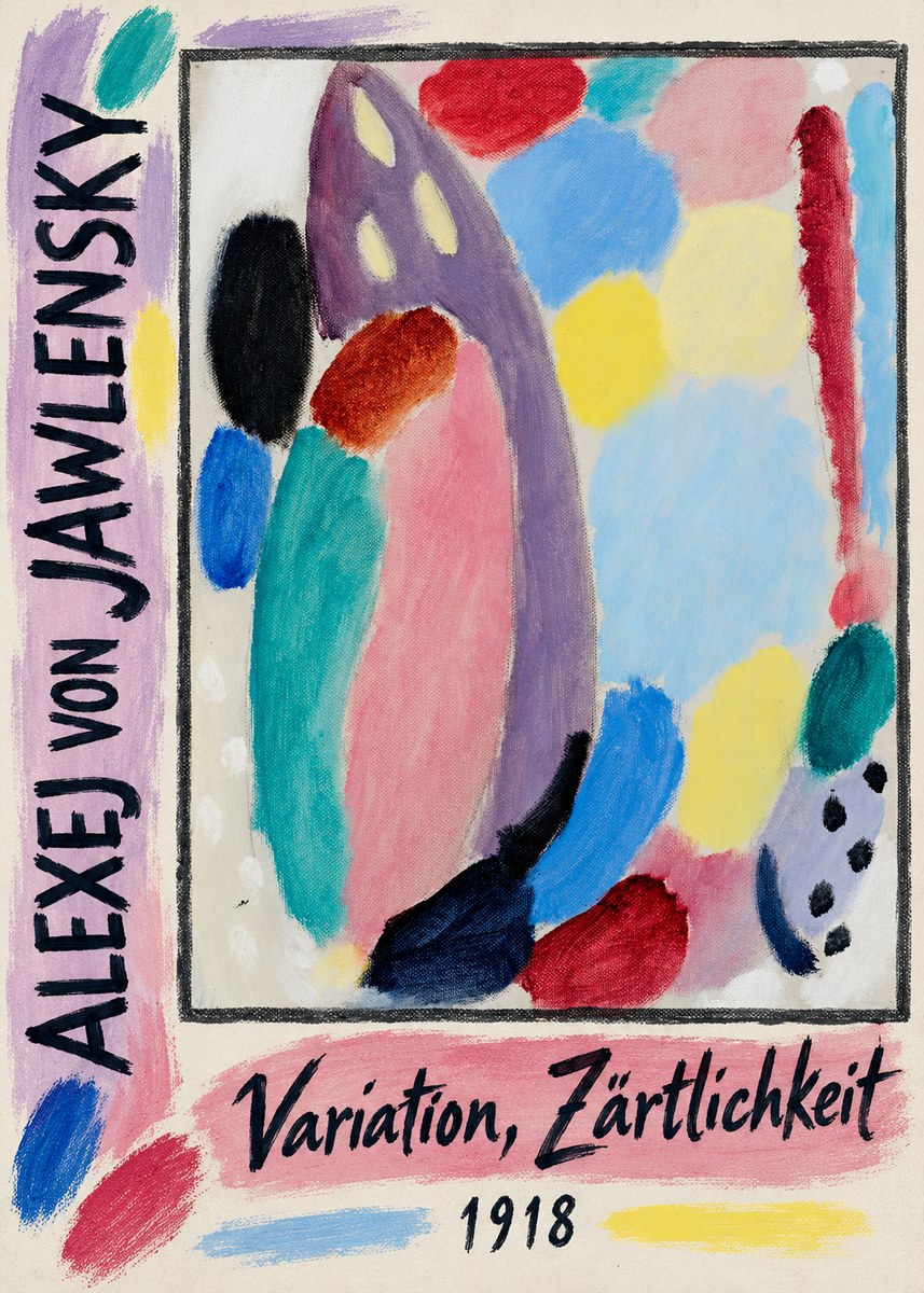 Alexej von Jawlensky Variation, Zärtlichkeit No2 - Juliste