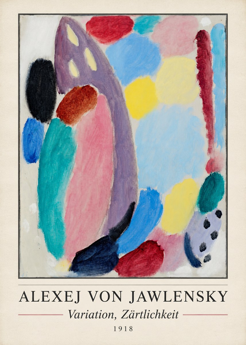 Alexej von Jawlensky Variation, Zärtlichkeit No3 - Juliste