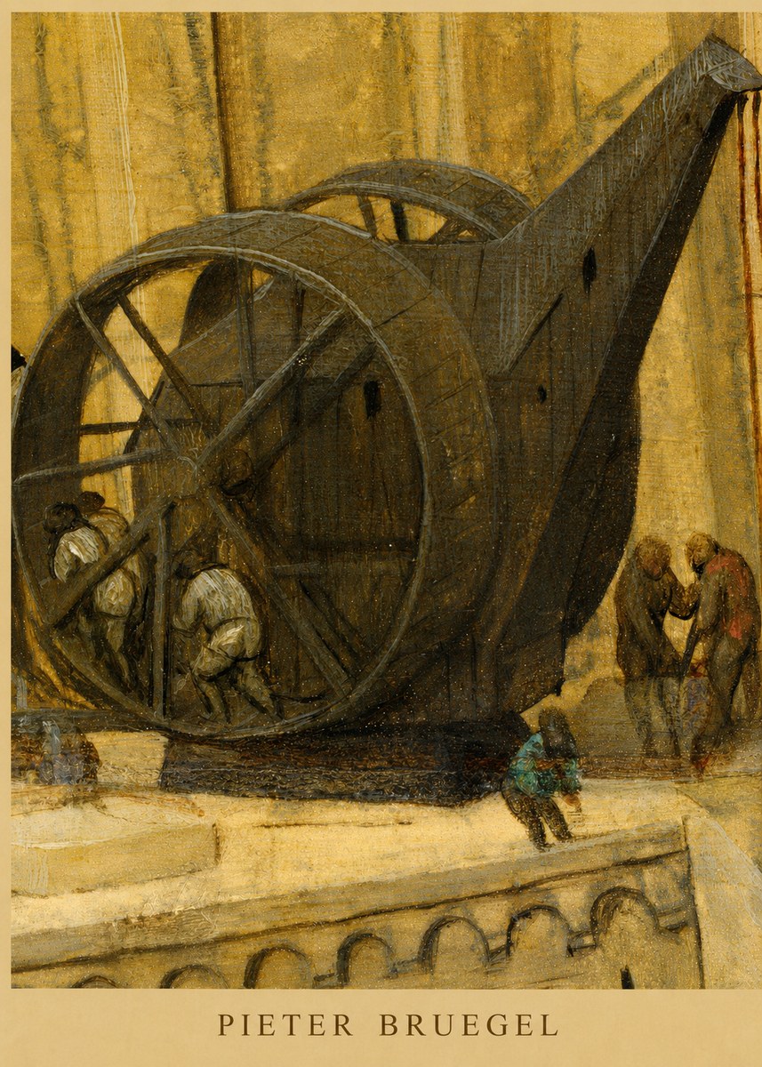 Pieter Bruegel The Crane No5 - Juliste