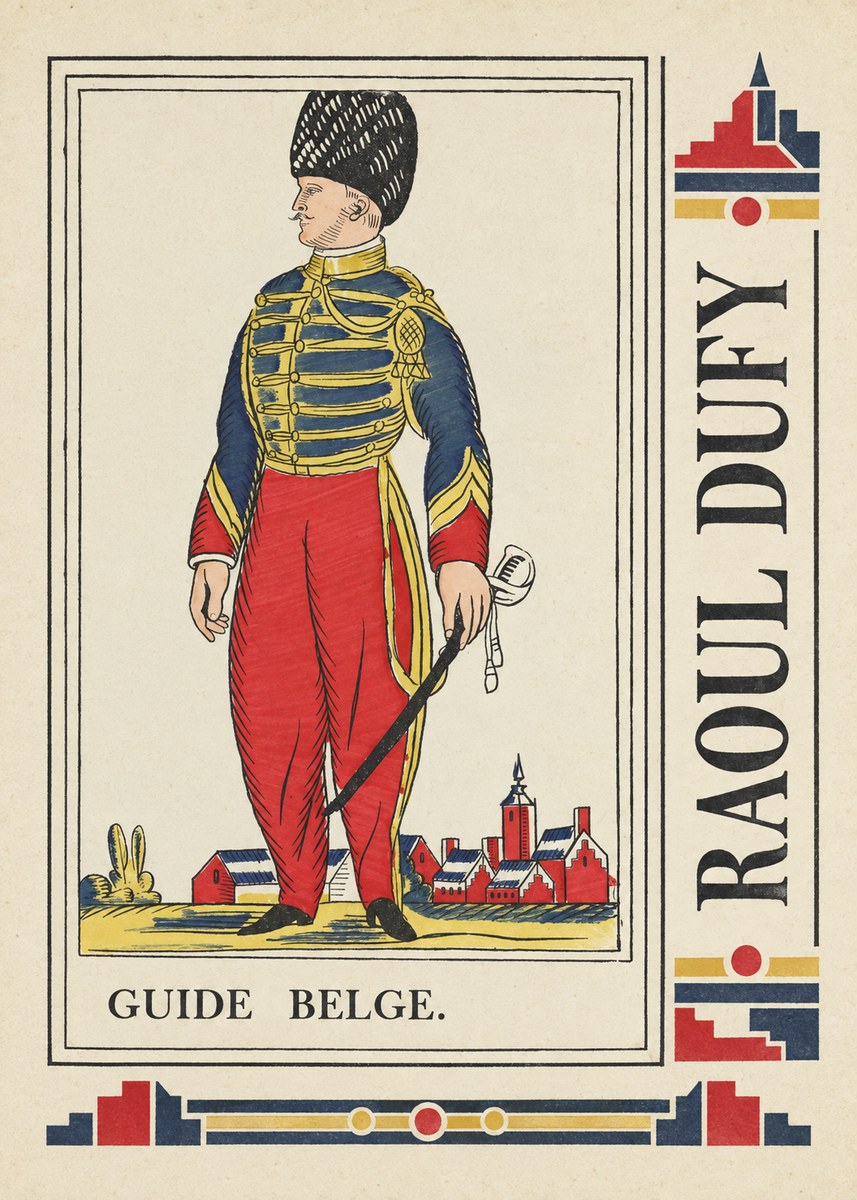 Raoul Dufy Guide Belge. No4 - Juliste