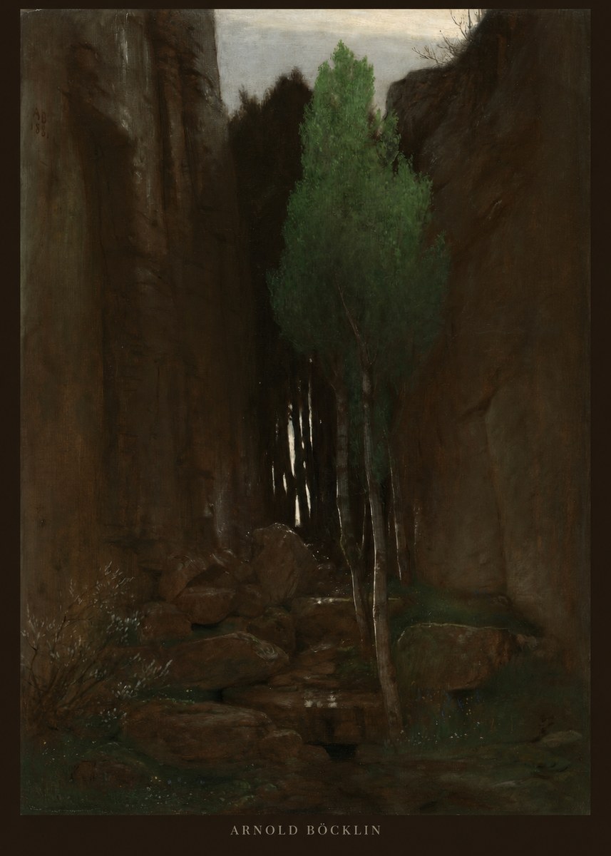 Arnold Böcklin Sacred Grove II No2 - Juliste