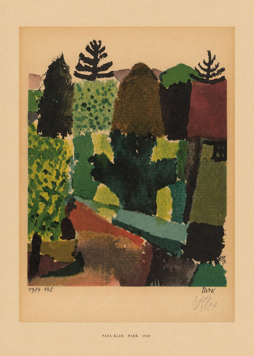 Paul Klee Park I No4 - Juliste