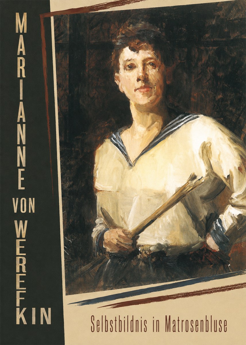 Marianne von Werefkin Selbstbildnis in Matrosenbluse No2 - Juliste