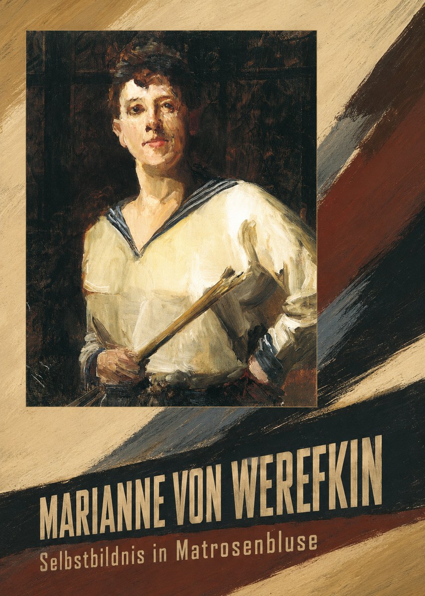 Marianne von Werefkin Selbstbildnis in Matrosenbluse No5 - Juliste