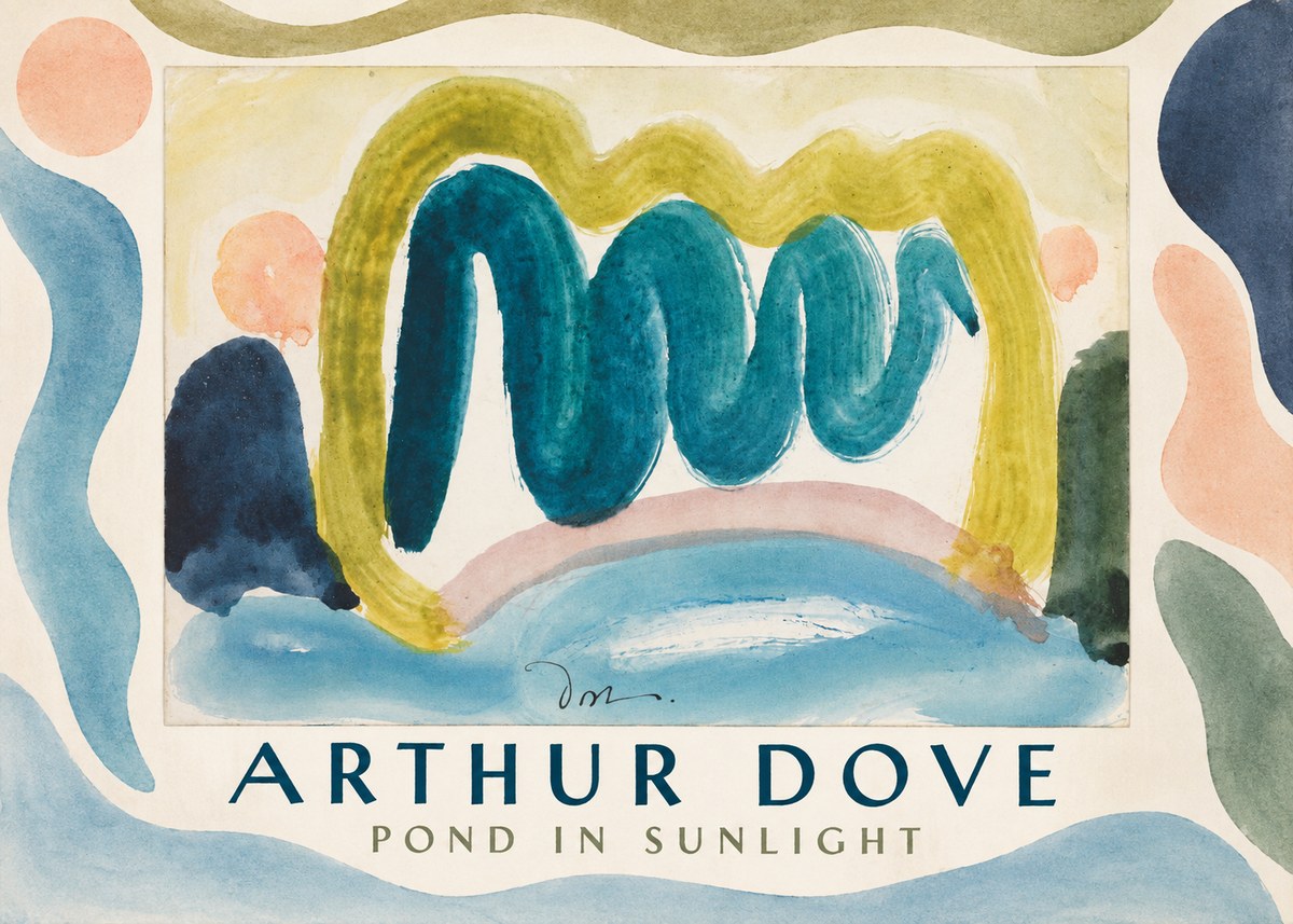 Arthur Dove Pond in Sunlight No1 - Juliste