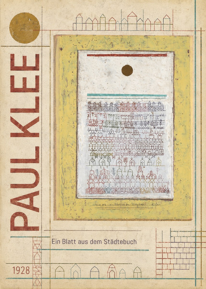 Paul Klee Ein Blatt Aus Dem Städtebuch No6 - Juliste
