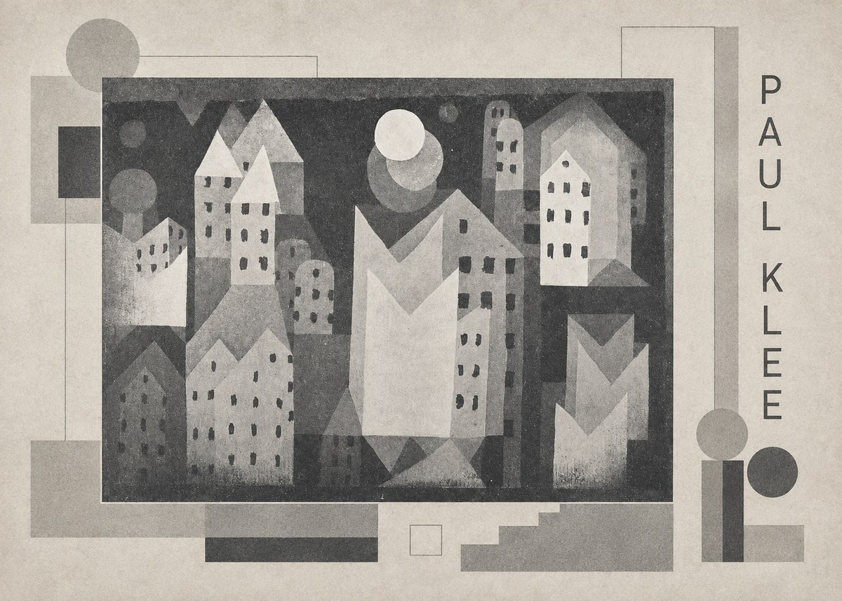 Paul Klee City of Churches No2 - Juliste