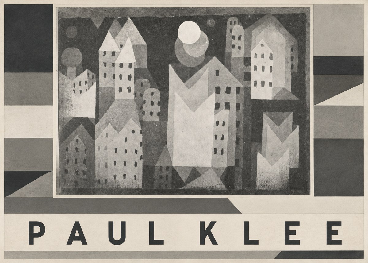 Paul Klee City of Churches No3 - Juliste