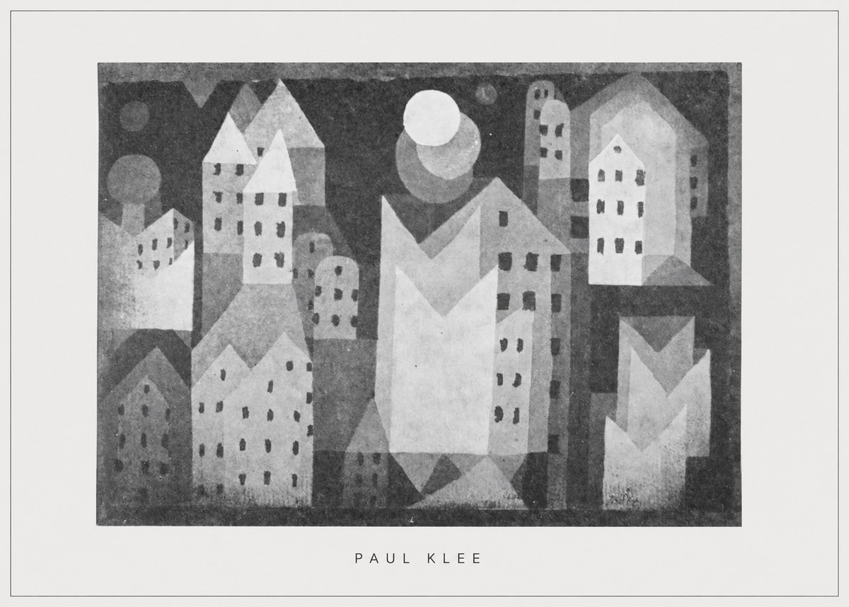 Paul Klee City of Churches No5 - Juliste