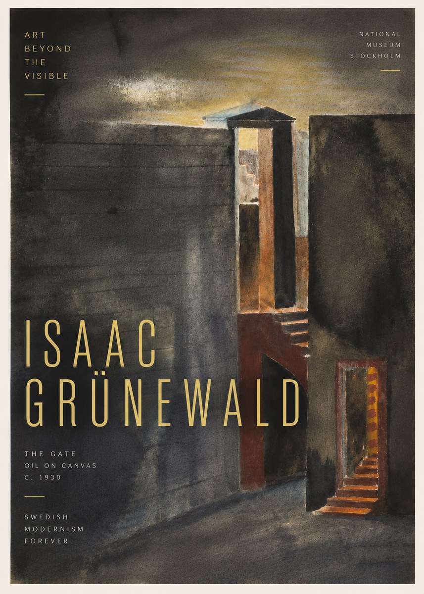 Isaac Grünewald Architectural Fantasy No6 - Juliste
