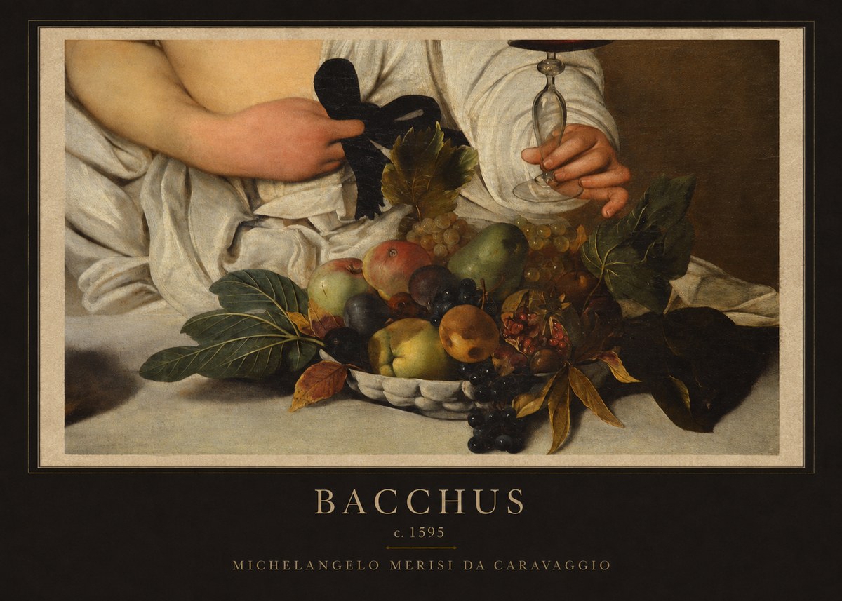 Michelangelo Merisi da Caravaggio Bacchus II No1 - Juliste