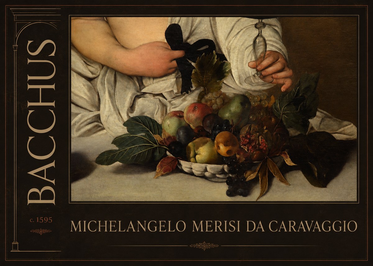 Michelangelo Merisi da Caravaggio Bacchus II No2 - Juliste