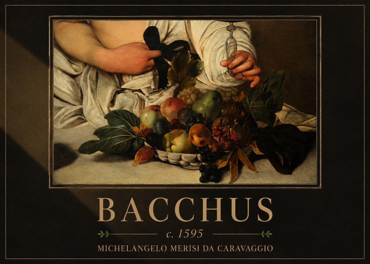 Michelangelo Merisi da Caravaggio Bacchus II No4 - Juliste