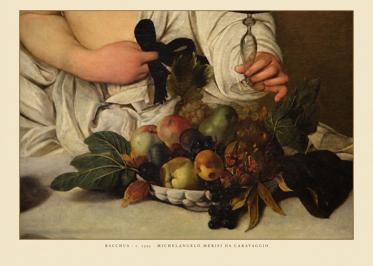 Michelangelo Merisi da Caravaggio Bacchus II No6 - Juliste