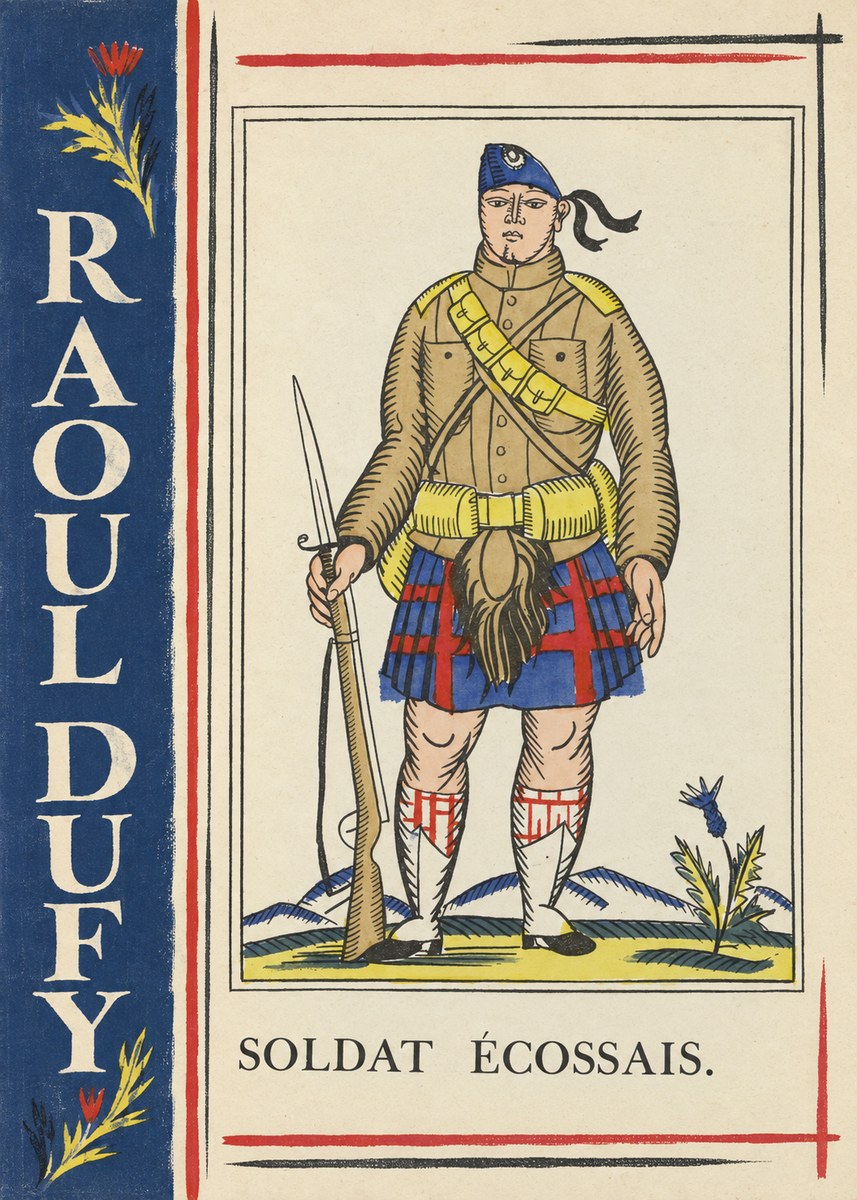Raoul Dufy Soldat Écossais. No2 - Juliste