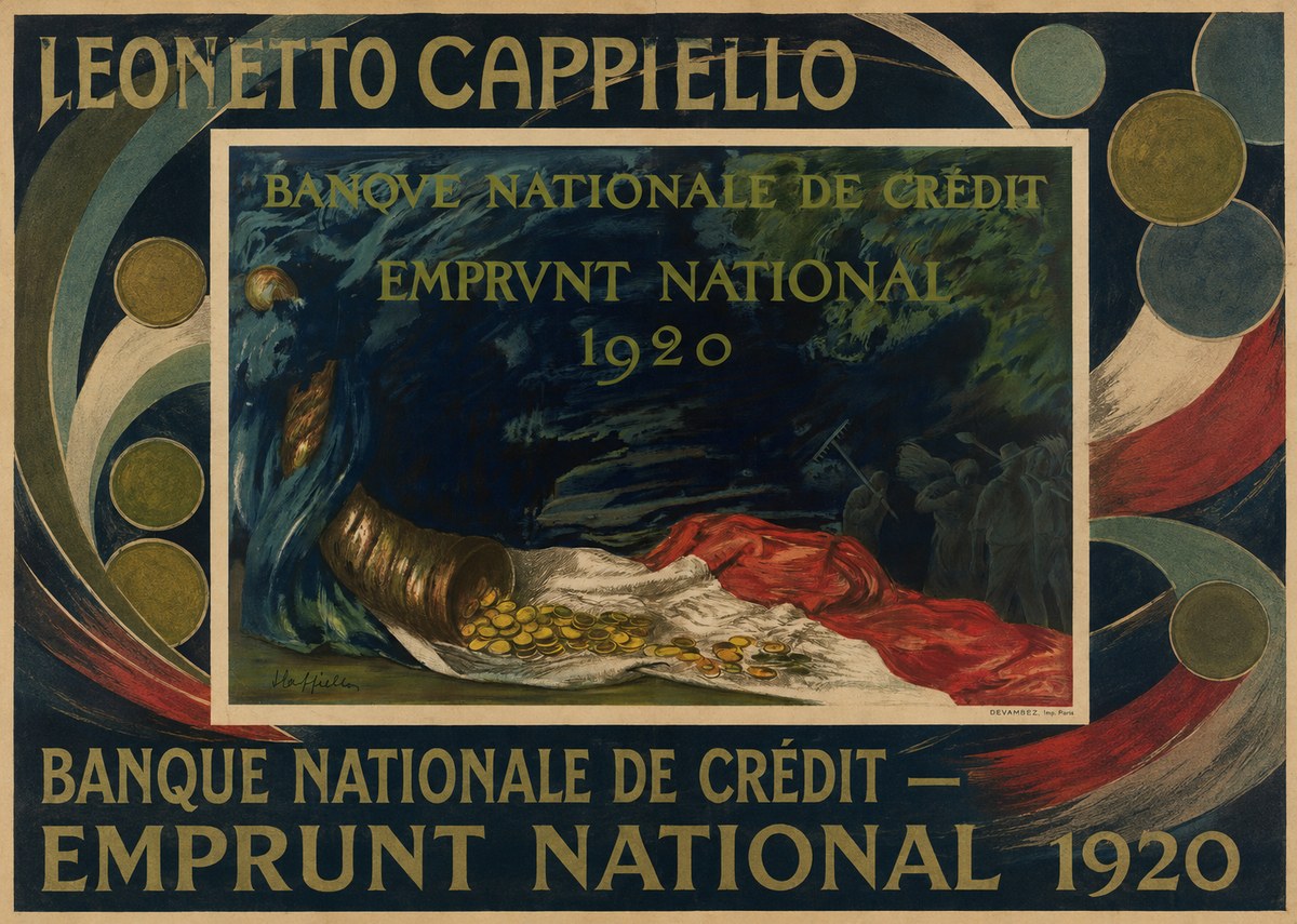 Leonetto Cappiello Banque Nationale De Crédit - Emprunt National 1920 No6 - Juliste