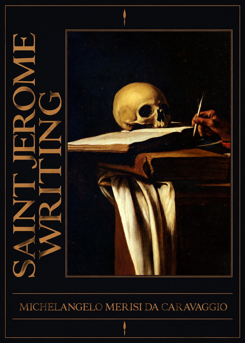 Michelangelo Merisi da Caravaggio Saint Jerome Writing III No4 - Juliste