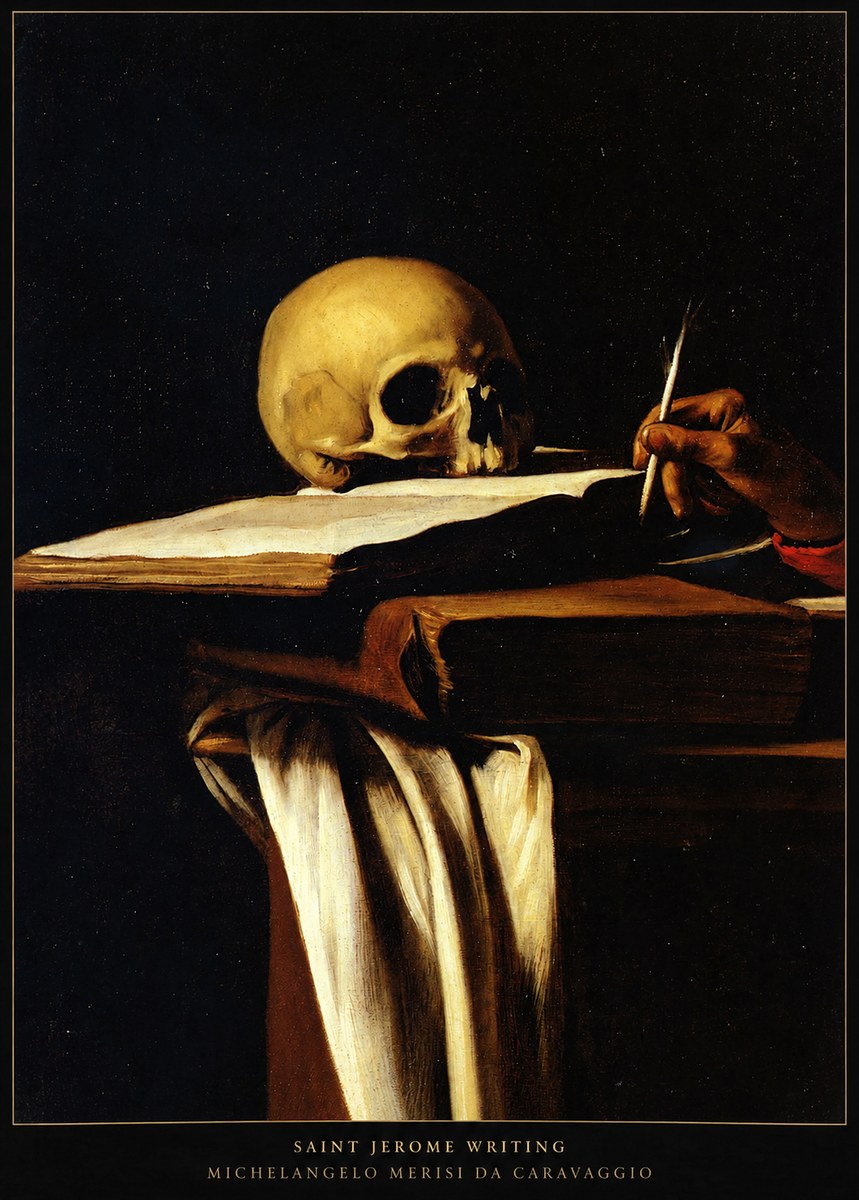 Michelangelo Merisi da Caravaggio Saint Jerome Writing III No6 - Juliste