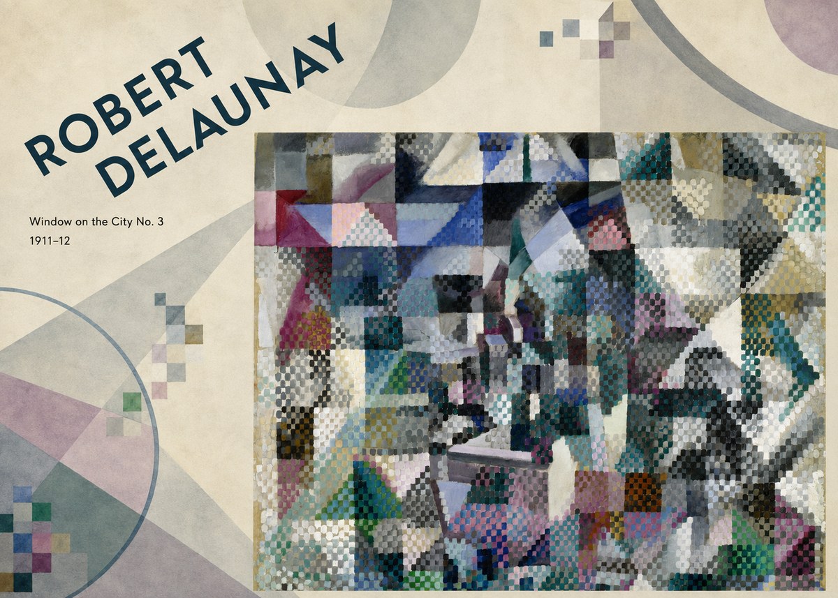 Robert Delaunay Window on the City No. 3 No3 - Juliste
