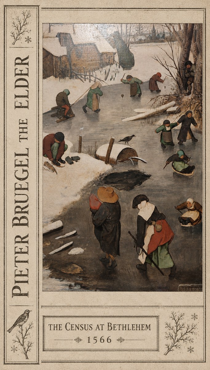 Pieter Bruegel The Census at Bethlehem II No2 - Juliste