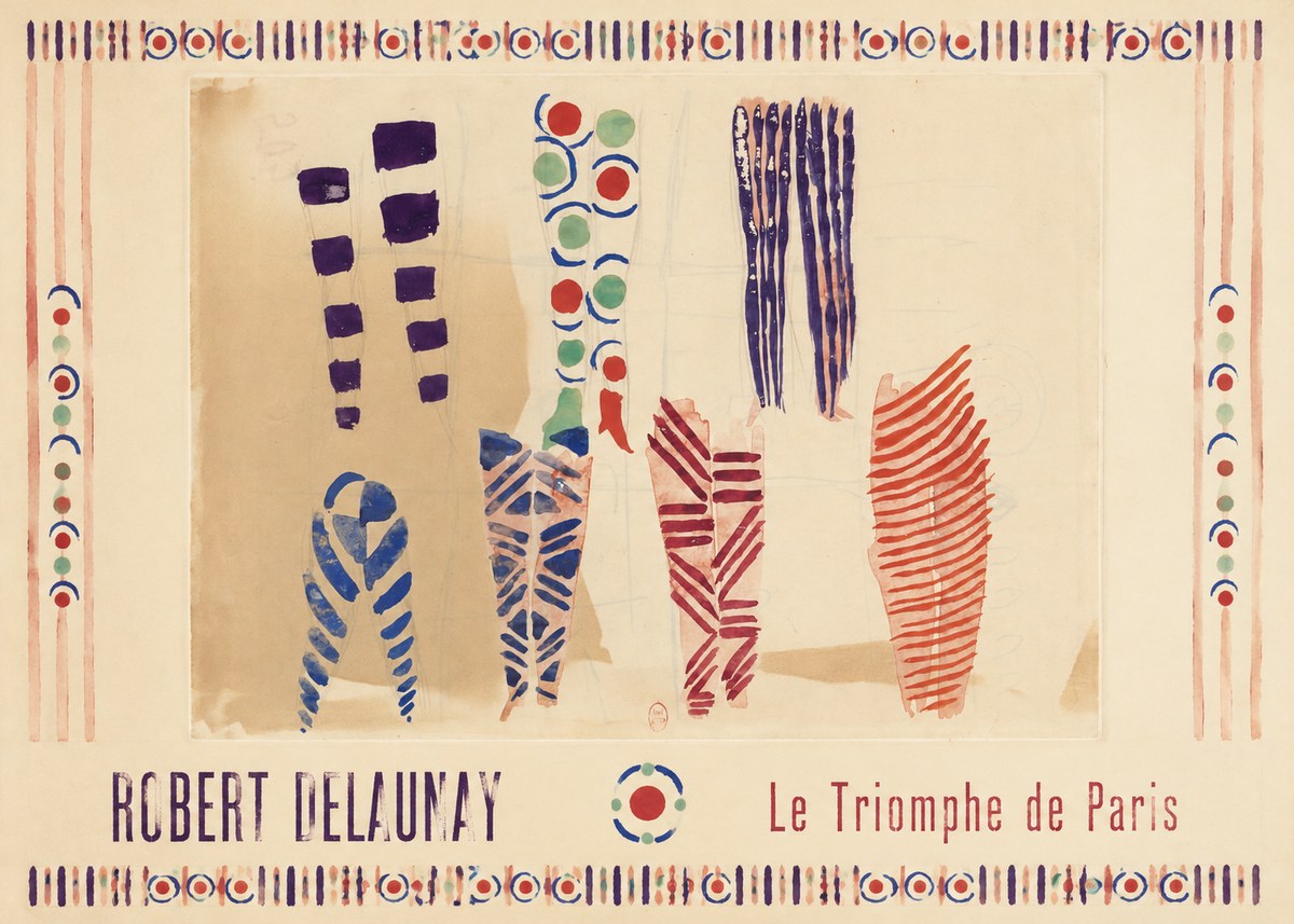 Robert Delaunay Le Triomphe De Paris IV No4 - Juliste