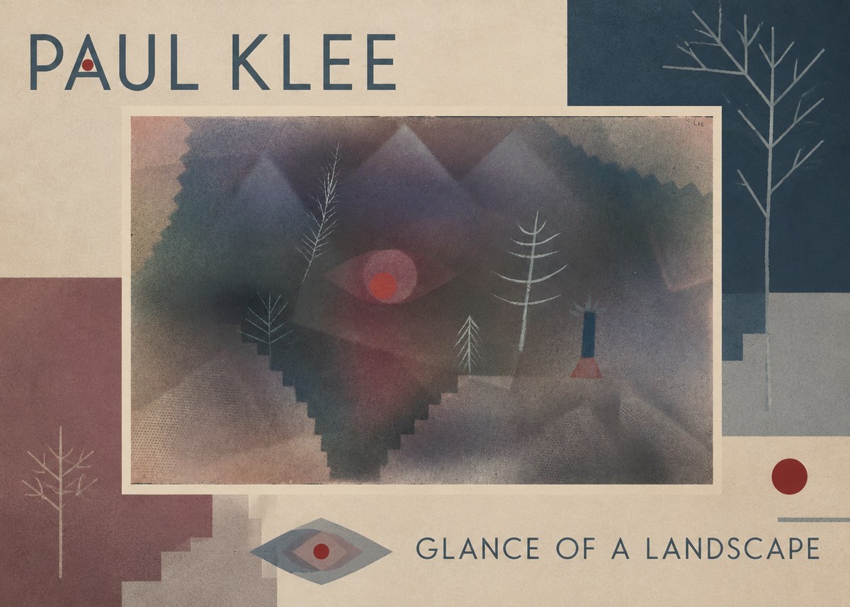Paul Klee Glance of a Landscape No2 - Juliste