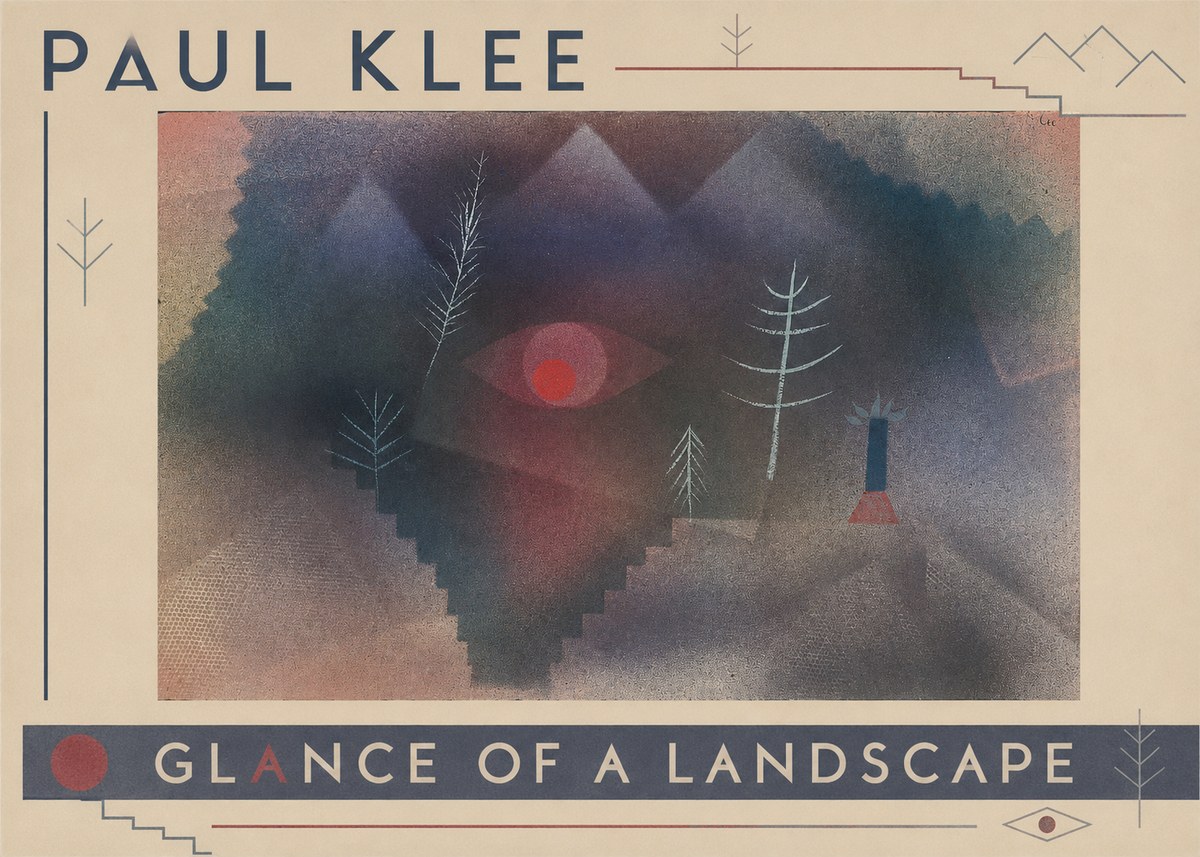 Paul Klee Glance of a Landscape No3 - Juliste