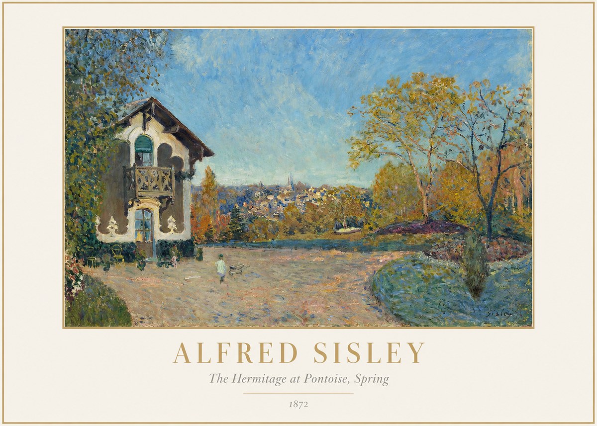 Sisley The Hermitage at Pontoise, Spring No1 - Juliste