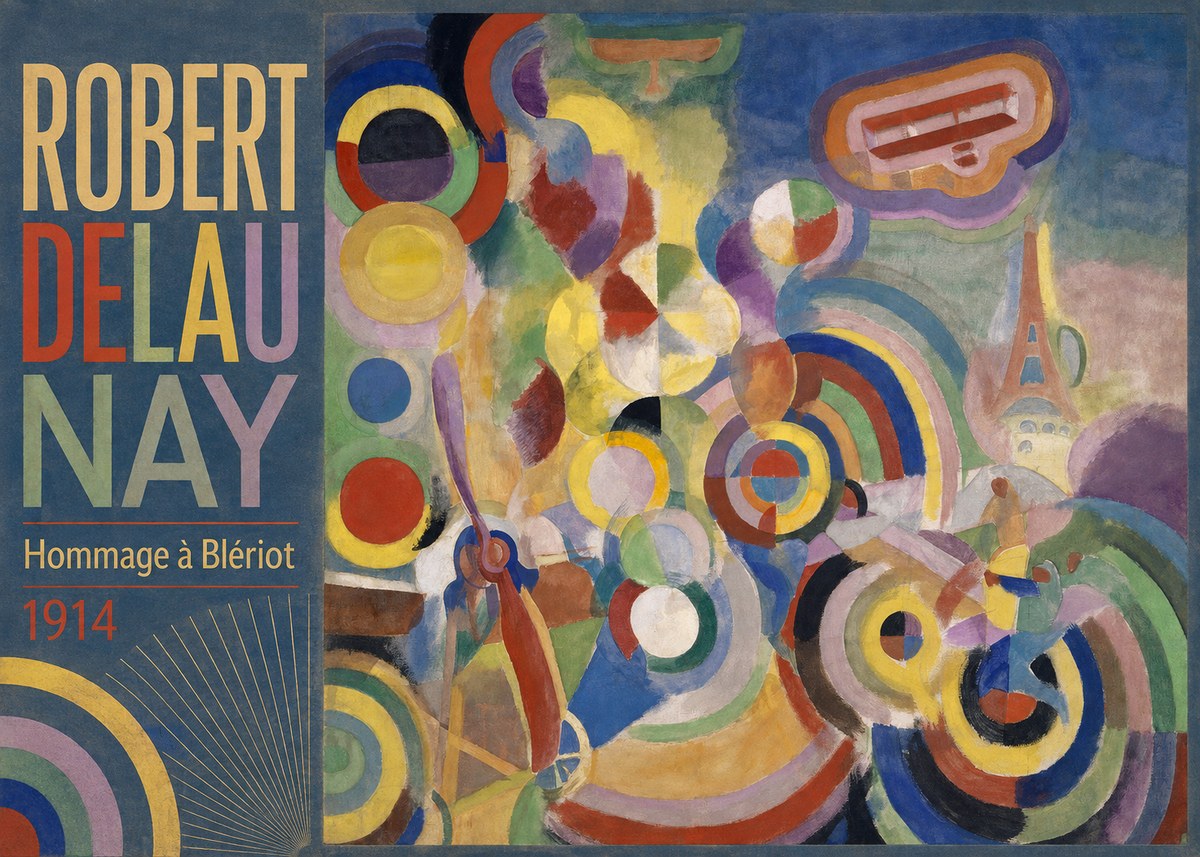 Robert Delaunay Hommage À Blériot 1914 No3 - Juliste