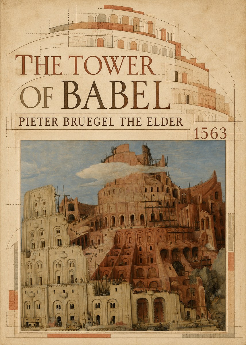 Pieter Bruegel The Tower of Babel XIII No5 - Juliste