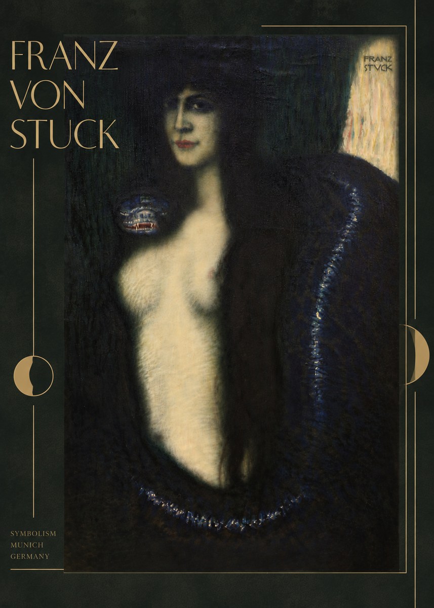 Franz von Stuck The Sin II No6 - Juliste