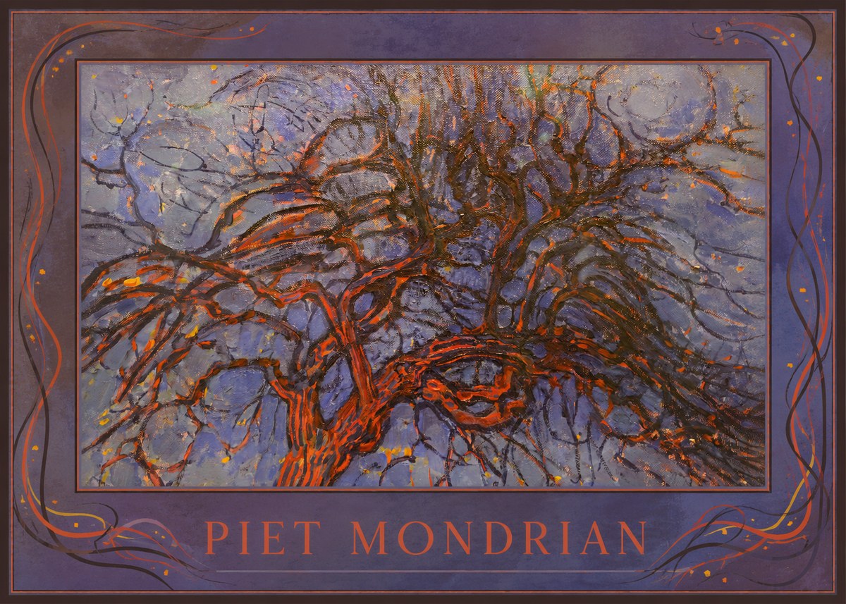 Piet Mondrian The Red Tree No1 - Juliste