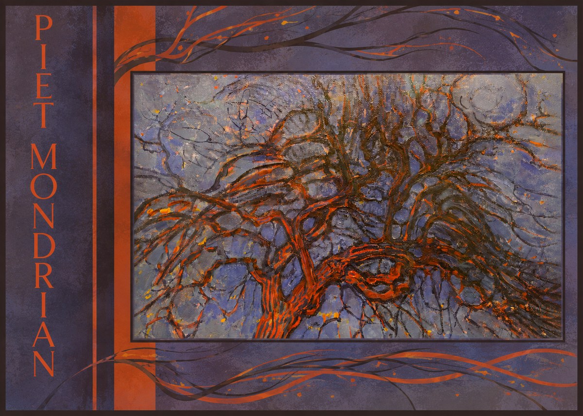Piet Mondrian The Red Tree No2 - Juliste