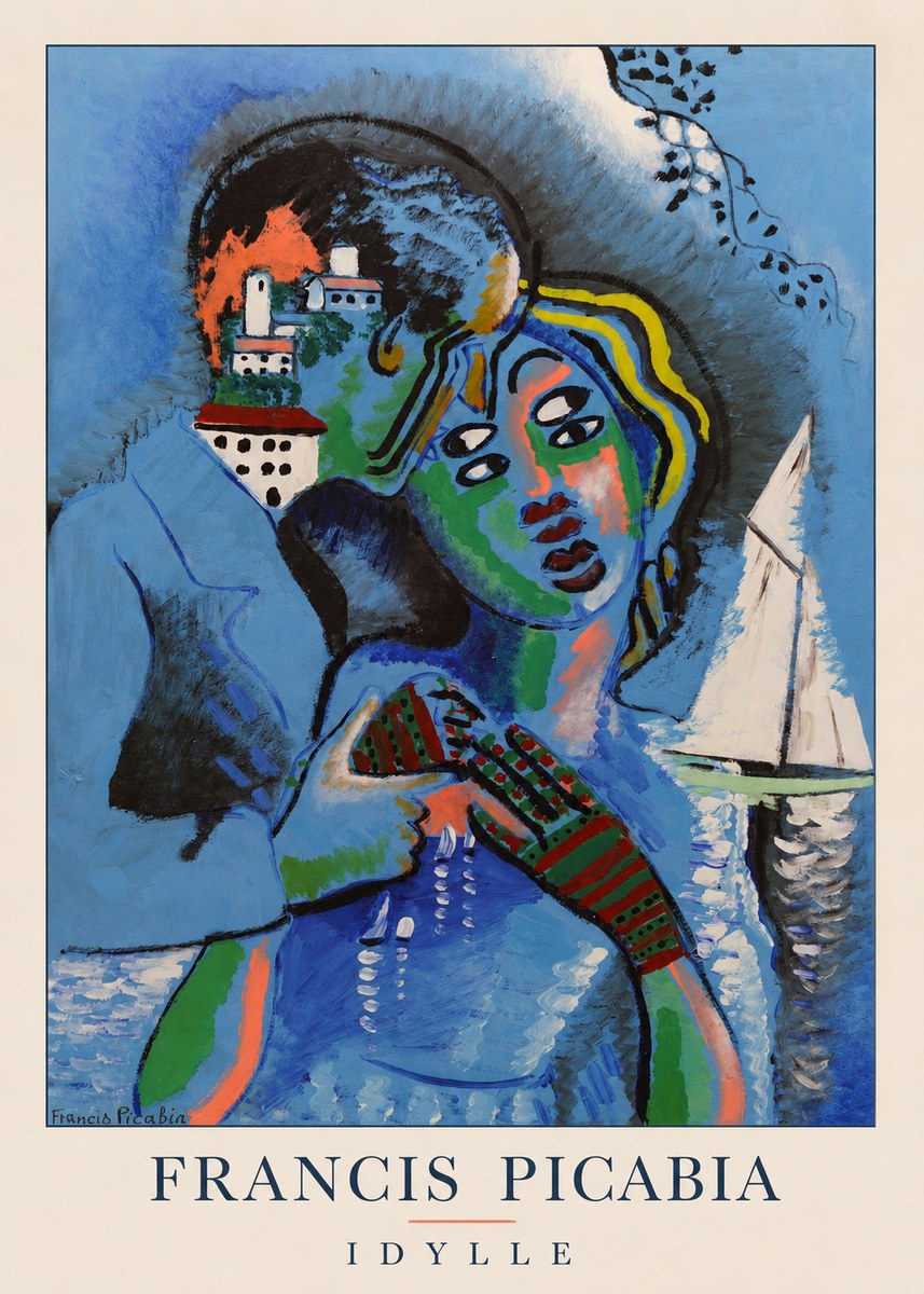 Francis Picabia Idylle No5 - Juliste