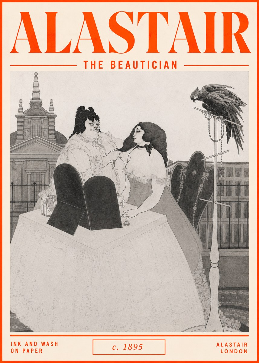 Alastair The Beautician No2 - Juliste