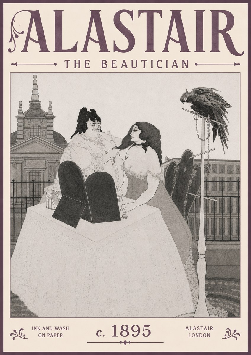 Alastair The Beautician No5 - Juliste